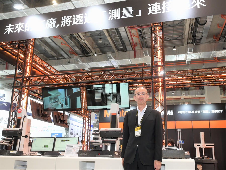 台灣三豐儀器公司董事長兼總經理村上裕二（攝影：陳念舜）