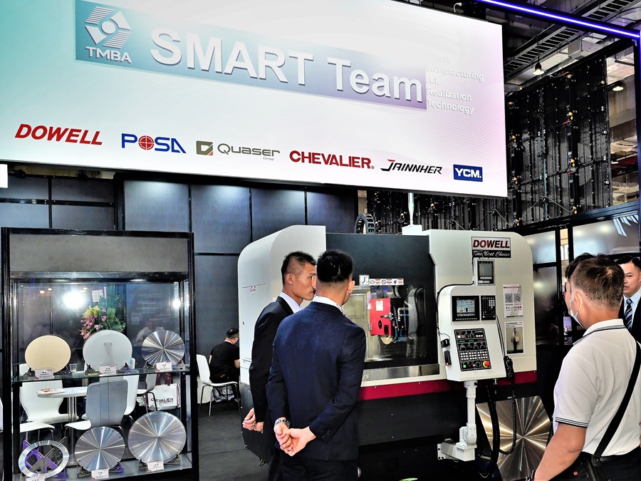 2024年由TMBA主導組成「TMBA SMART TEAM」首度進軍SEMICON Taiwan，以「產業生態系」的概念，半導體設備業所需解決方案。