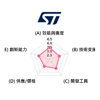ST競爭力雷達圖