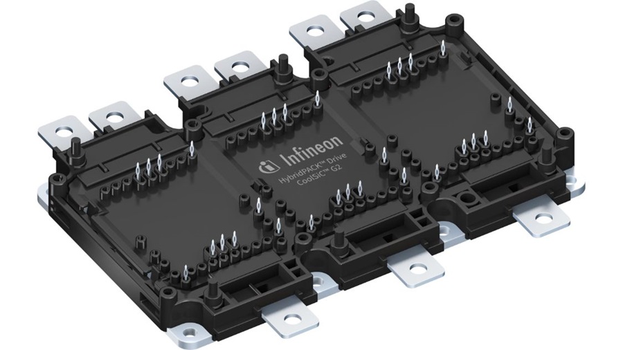 英飛凌 1300 V HybridPACK Drive 碳化矽模組的工作溫度可達 205℃